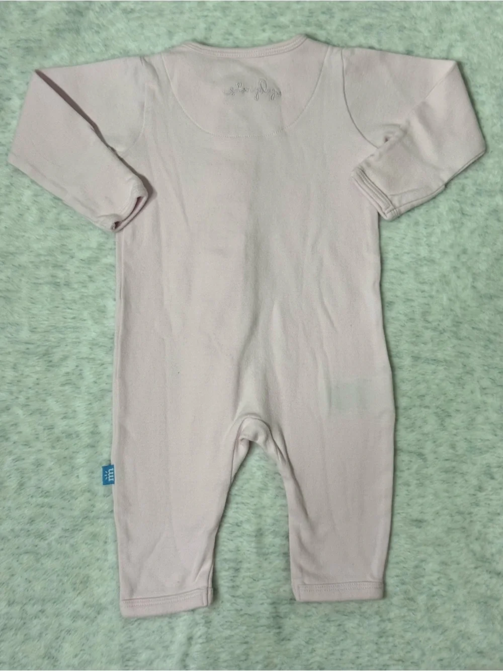 Simply Magnetic Me Baby Girl Pink Footless Sleeper 0-3M Organic Cotton Solid